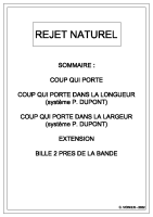 LE REJET NATUREL