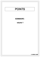 POINTS VOLUME 1