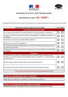 CERFA questionnaire medical licencie majeur 2024