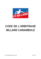 Code Arbitrage Carambole 2026-2027